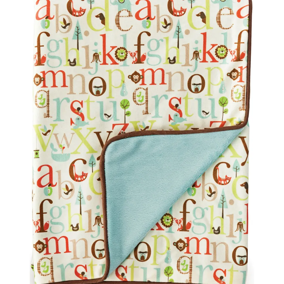 Skip Hop Alphabet 4 Piece Crib Bedding Set with Wall Decals
