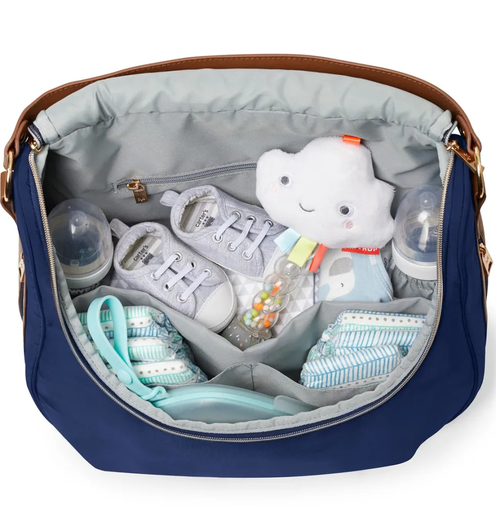 Skip Hop Curve Satchel Diaper Bag - Navy