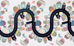 Skip Hop Doubleplay Reversible Playmat - Vibrant Village