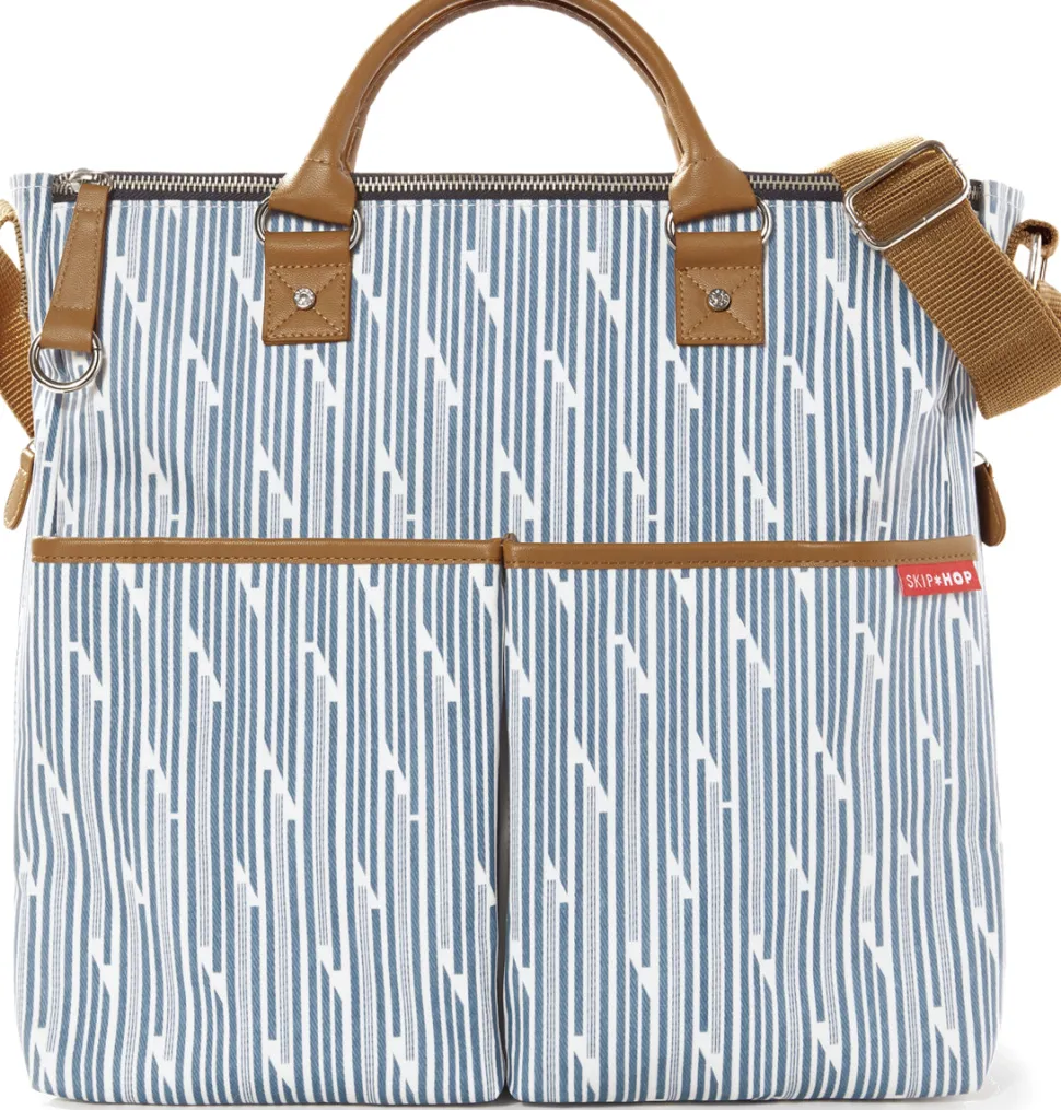 Skip Hop Duo Special Edition Diaper Bag - Blueprint Stripe