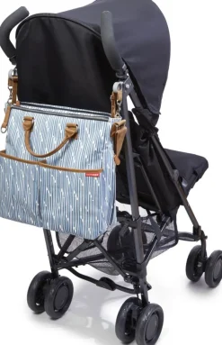 Skip Hop Duo Special Edition Diaper Bag - Blueprint Stripe