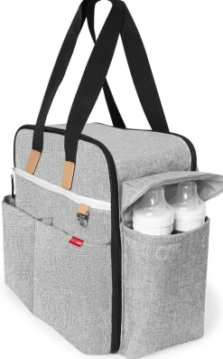 Skip Hop Duo Weekender Diaper Bag - Grey Melange