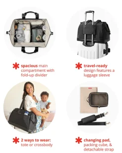 Skip Hop Endless Weekender Diaper Bag - Black