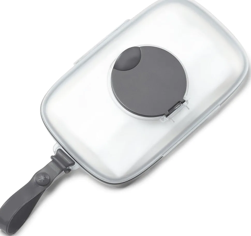 Skip Hop Grab & Go Snug Seal Wipes Case - Grey