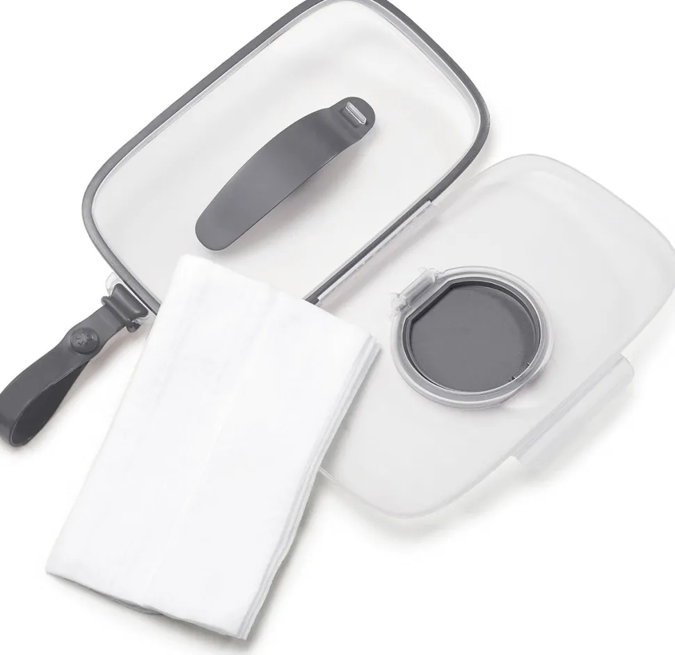 Skip Hop Grab & Go Snug Seal Wipes Case - Grey