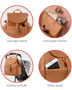 Skip Hop Greenwich Vari Diaper Backpack - Toffee