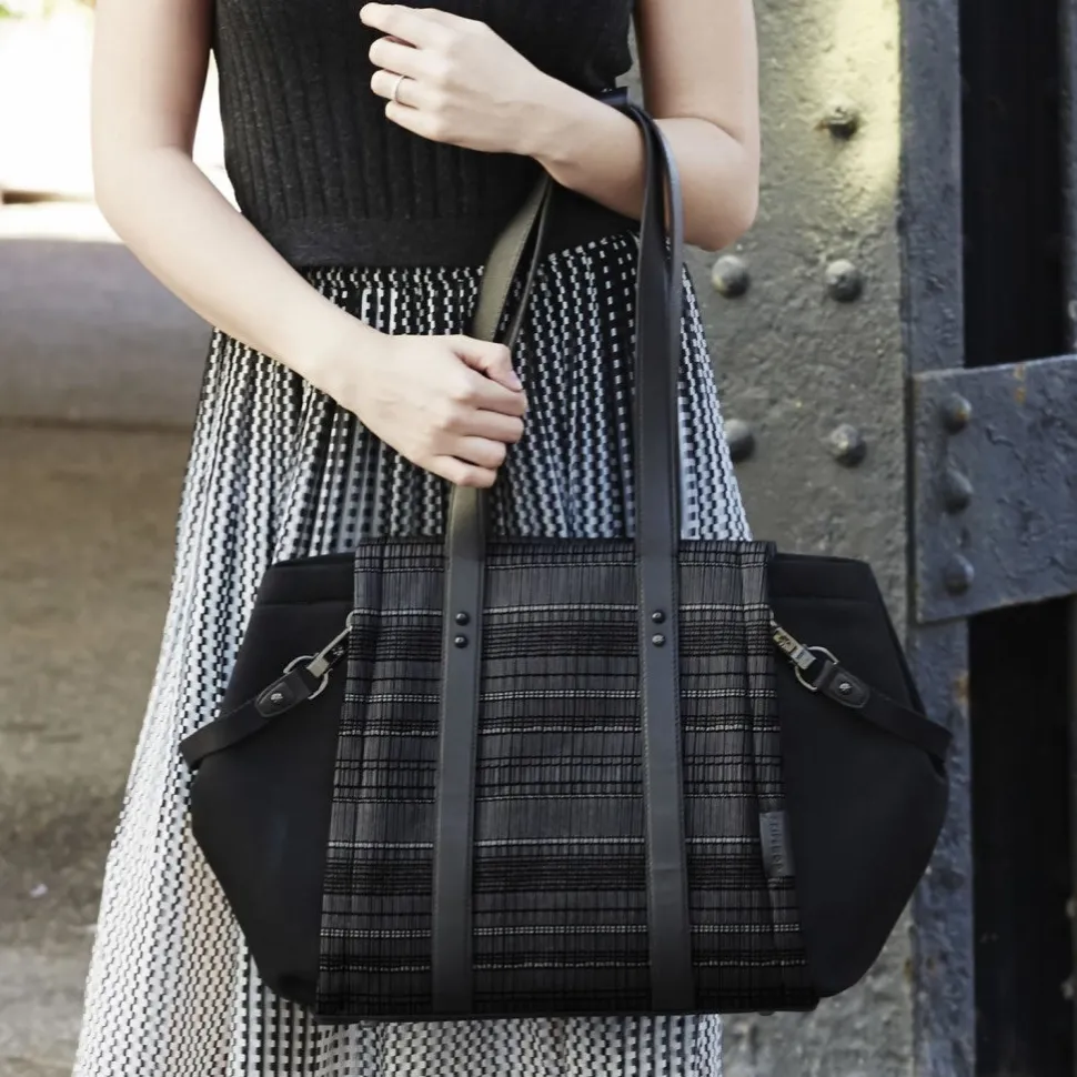 Skip Hop Highline Tote Diaper Bag - Black Granite