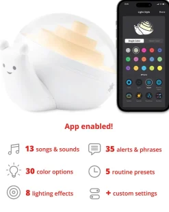 Skip Hop 3-in-1 Smart Snail Sound & Routine Machine