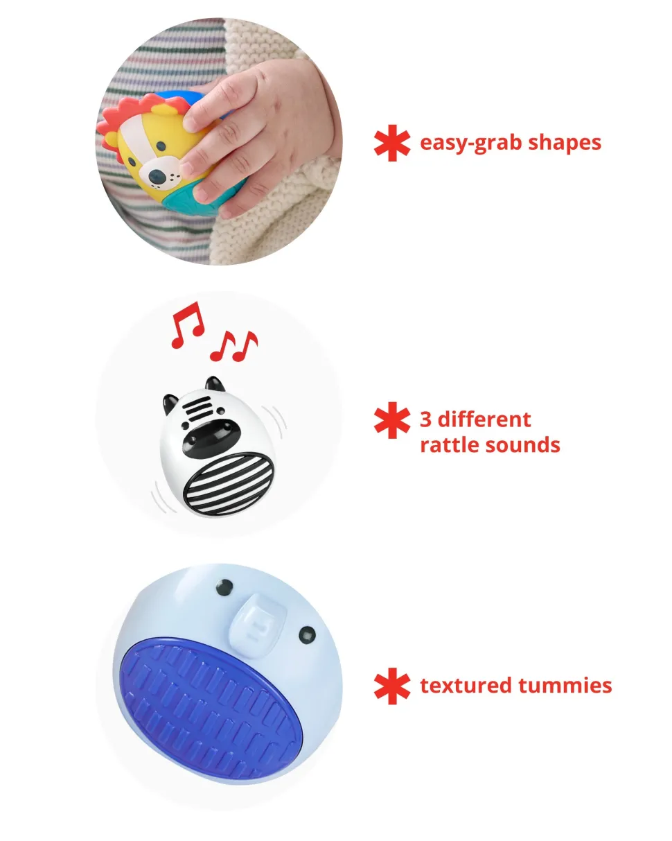 Skip Hop Jungle Beats Egg Shaker Set