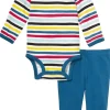 Skip Hop Long Sleeve Bodysuit & Pant Set - Stripes (9 Months)