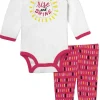 Skip Hop Long Sleeve Bodysuit & Pant Set, Rise & Shine - Confetti (6 Months)