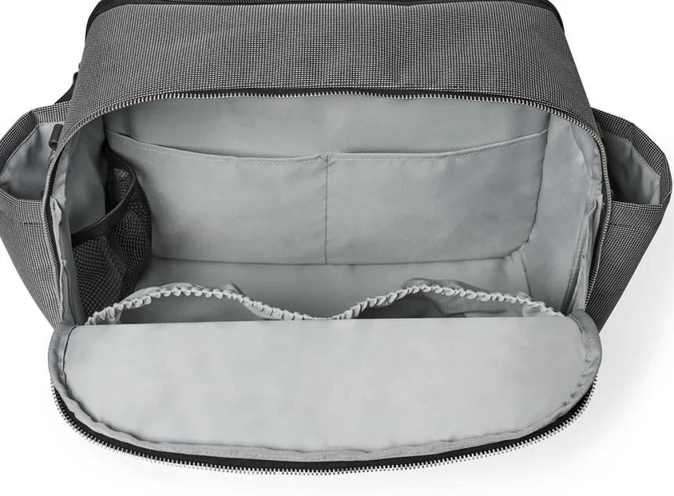 Skip Hop Madison Square Diaper Tote - Black/White Grid