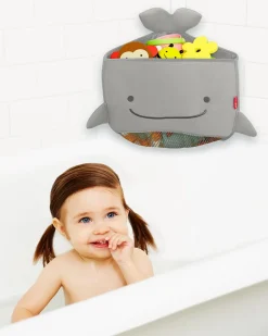 Skip Hop Moby Corner Bath Toy Organizer - Grey