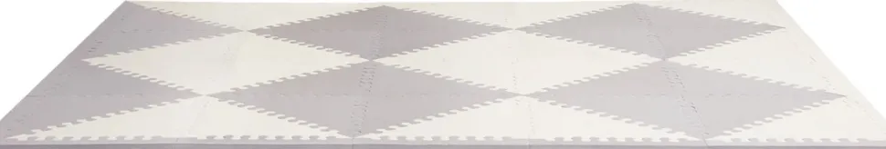 Skip Hop Playspot Geo Interlocking Foam Tiles - Grey / Cream