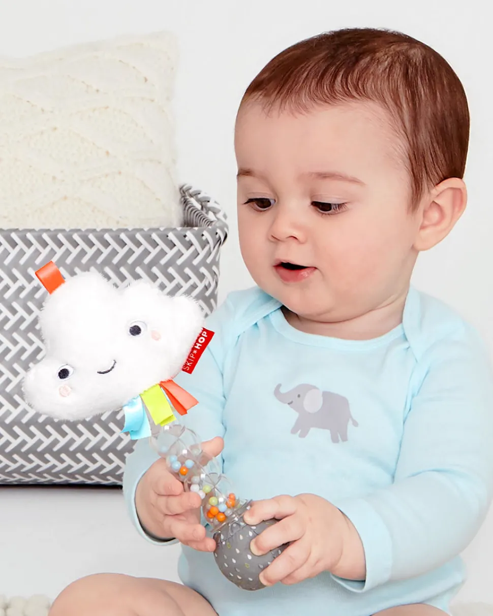 Skip Hop Silver Lining Cloud Rainstick Rattle