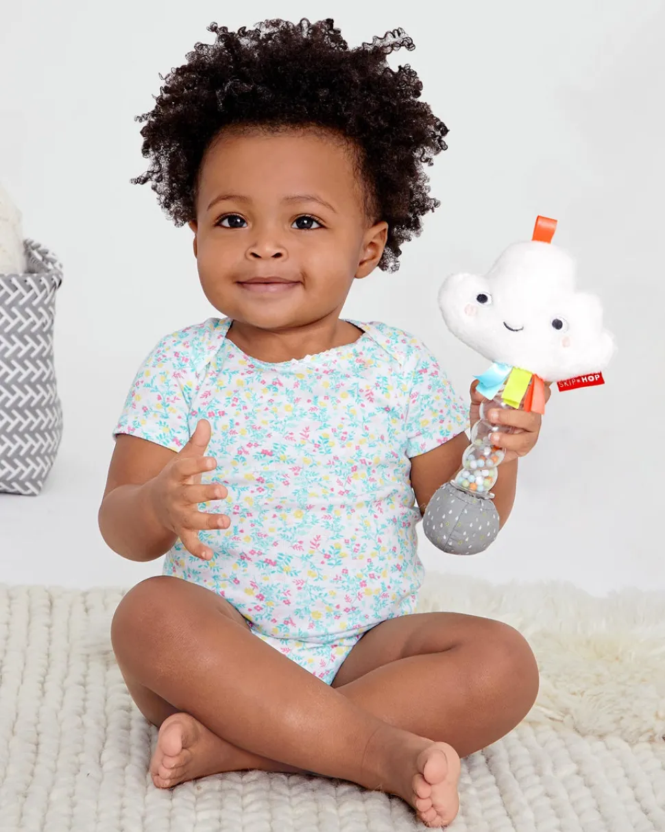 Skip Hop Silver Lining Cloud Rainstick Rattle