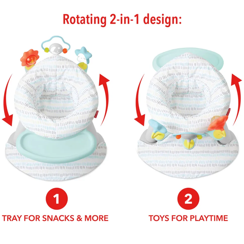 Skip Hop Silver Lining Cloud 2-in-1 Activity Floor Seat