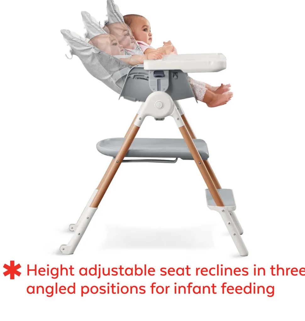 Skip Hop Sit-To-Step High Chair - Grey