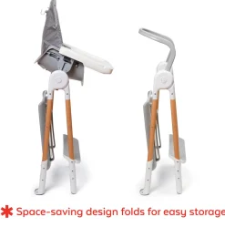 Skip Hop Sit-To-Step High Chair - Grey