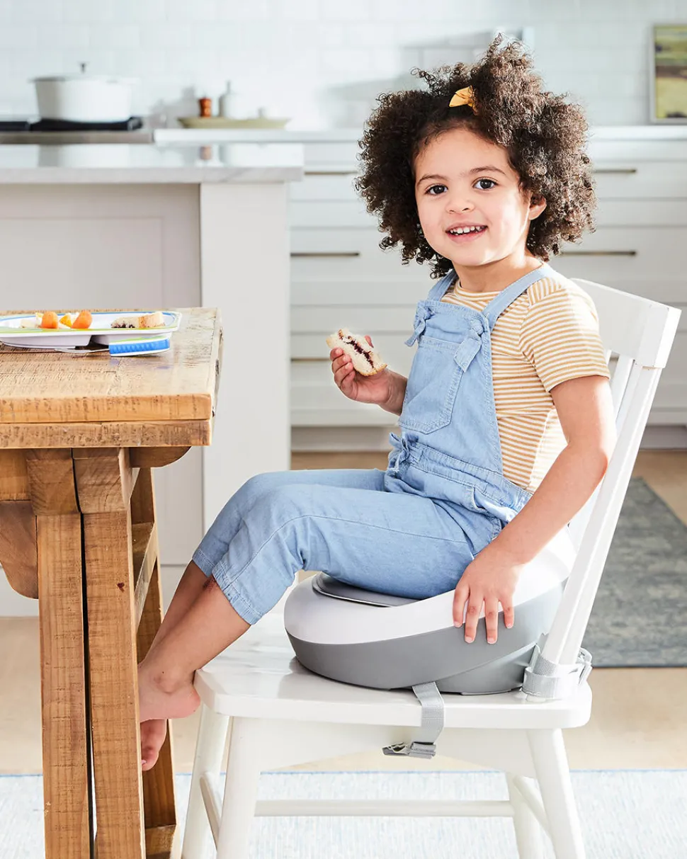 Skip Hop Sleek Seat Booster - Grey / White