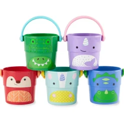 Skip Hop ZOO Stack & Pour Buckets Bath Toy