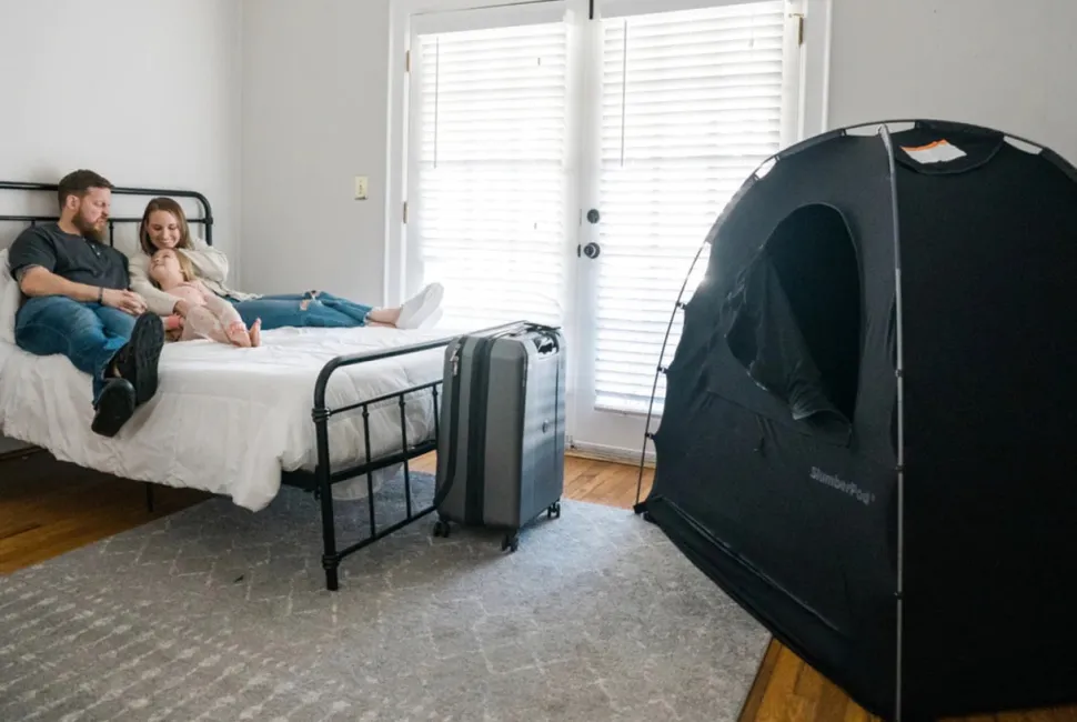 SlumberPod Privacy Canopy - Black / Gray