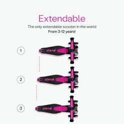 SmarTrike Xtend Ride On & Scooter - Fuchsia