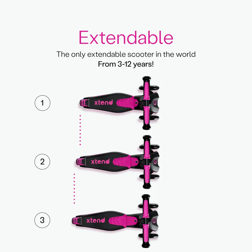 SmarTrike Xtend Ride On & Scooter - Fuchsia