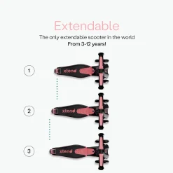 SmarTrike Xtend Ride On & Scooter - Salmon