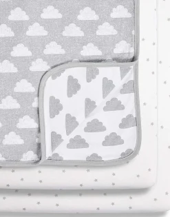 Snuz 3 Piece SnuzPod Crib Bedding Set - Cloud