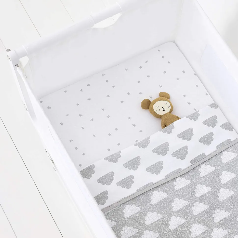 Snuz 3 Piece SnuzPod Crib Bedding Set - Cloud