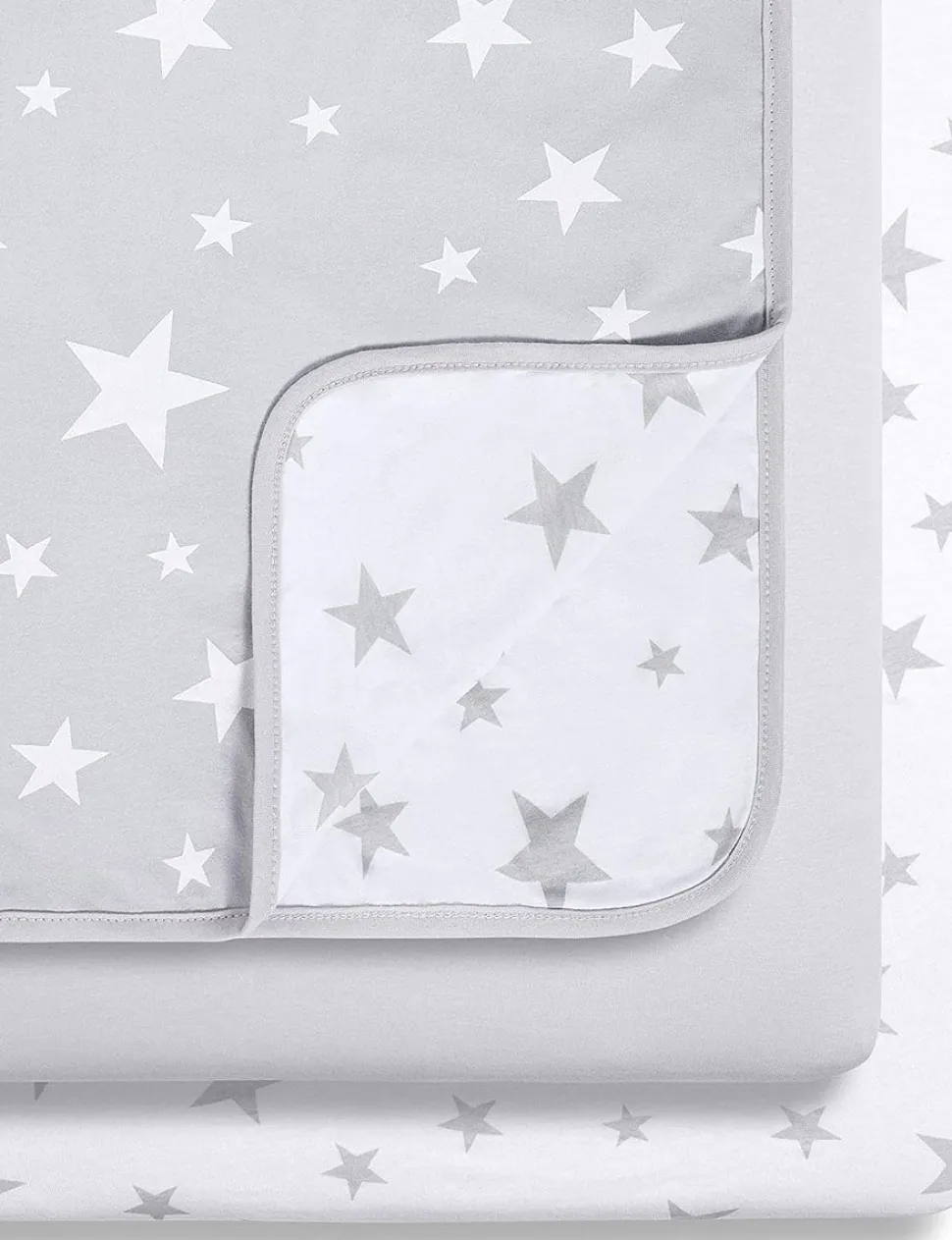 Snuz 3 Piece SnuzPod Crib Bedding Set - Grey Star