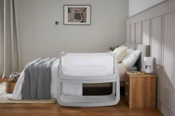 Snuz SnuzPod4 Bedside Crib - Dove Grey