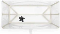 Stokke Flexi Bath Heat Sensitive Tub + Newborn Support - Sandy Beige