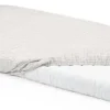 Stokke Home Bed Fitted Sheets, Set of 2 - White/Beige Checks