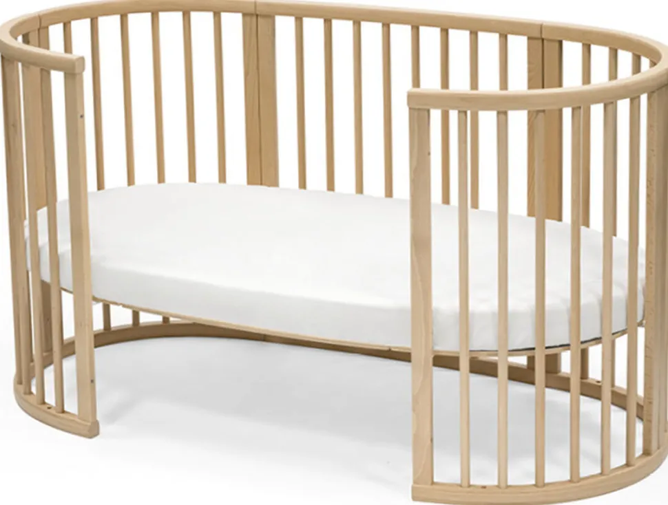 Stokke Sleepi Crib/Bed Fitted Sheet - White