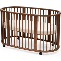 Stokke Sleepi Crib/Bed Fitted Sheet - Flower Ecru