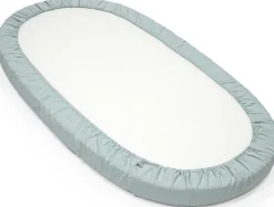 Stokke Sleepi Crib/Bed Fitted Sheet - Dots Sage
