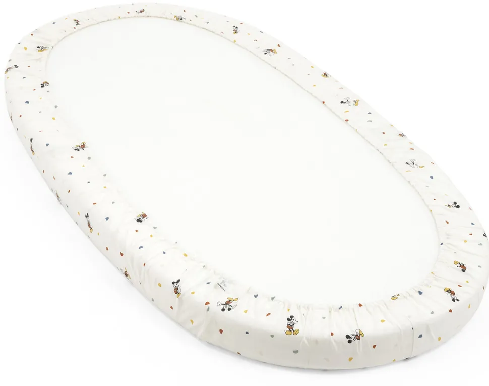 Stokke Sleepi Crib/Bed Fitted Sheet V3 - Mickey Celebration