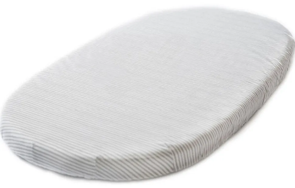 Stokke Sleepi Fitted Sheet Bed by Pehr - Stripped Away Pebbles