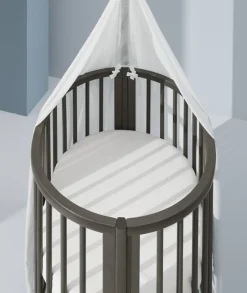 Stokke Sleepi Mini Crib Bundle with Mattress V3 - Hazy Grey