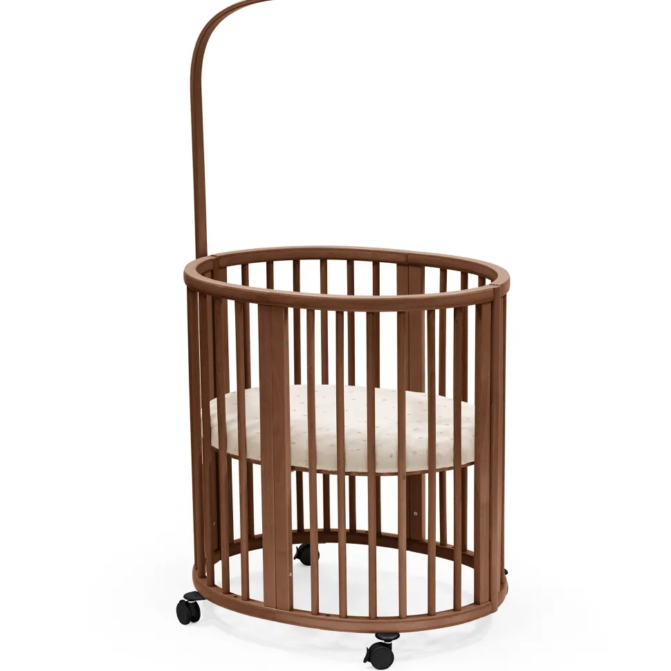 Stokke Sleepi Mini Fitted Sheet - Flower Ecru