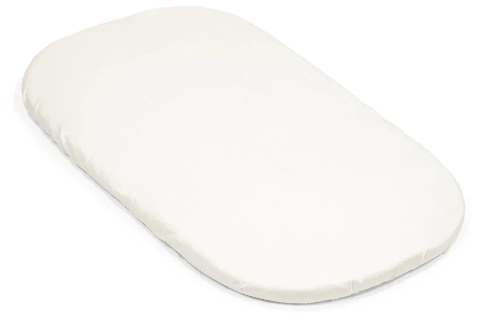 Stokke Snoozi Fitted Sheet, 2-Pack - Dandelion Beige / Vanilla Cream