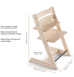 Stokke Tripp Trapp Chair -Oak - Natural