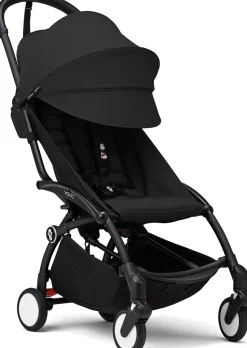 Stokke YOYO3 Ultra Compact 6+ Stroller (One Box) - Black / Black