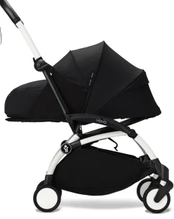 Stokke YOYO3 Ultra Compact Complete 0+/6+ Stroller + Car Seat Adapter (One Box) - Black / Black