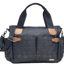 Storksak Kay Diaper Bag - Crosshatch Navy