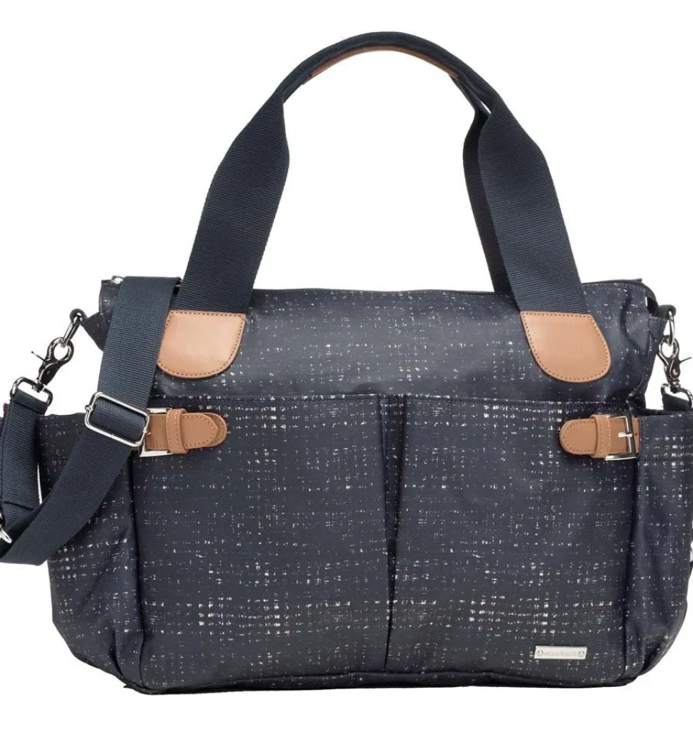 Storksak Kay Diaper Bag - Crosshatch Navy