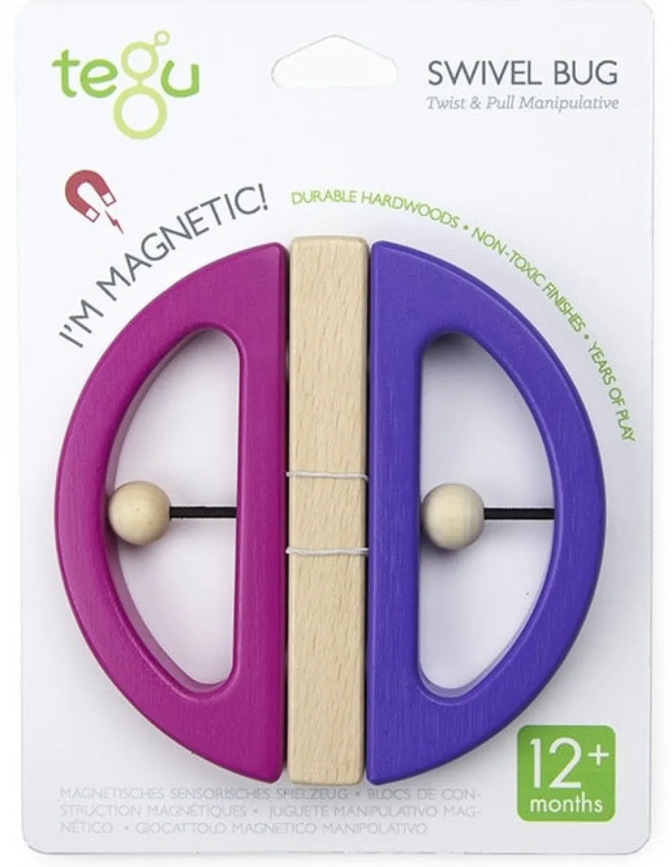 Tegu Swivel Bug - Pink & Purple