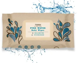 TERRA Bamboo Baby Wipes - Pure New Zealand Water (70 Pack)